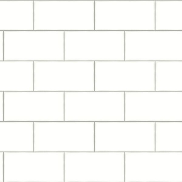 Wallpaper Subway Tile Farmhouse - Picture 2 of 3